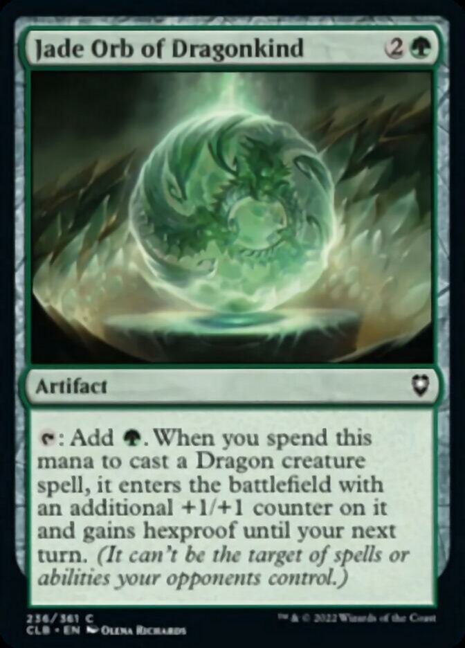 Jade Orb of Dragonkind [Commander Legends: Battle for Baldur's Gate] MTG Single Magic: The Gathering    | Red Claw Gaming
