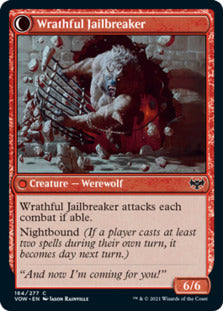 Weary Prisoner // Wrathful Jailbreaker [Innistrad: Crimson Vow] MTG Single Magic: The Gathering    | Red Claw Gaming