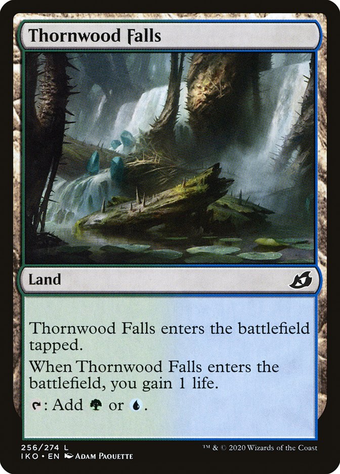 Thornwood Falls [Ikoria: Lair of Behemoths] MTG Single Magic: The Gathering    | Red Claw Gaming