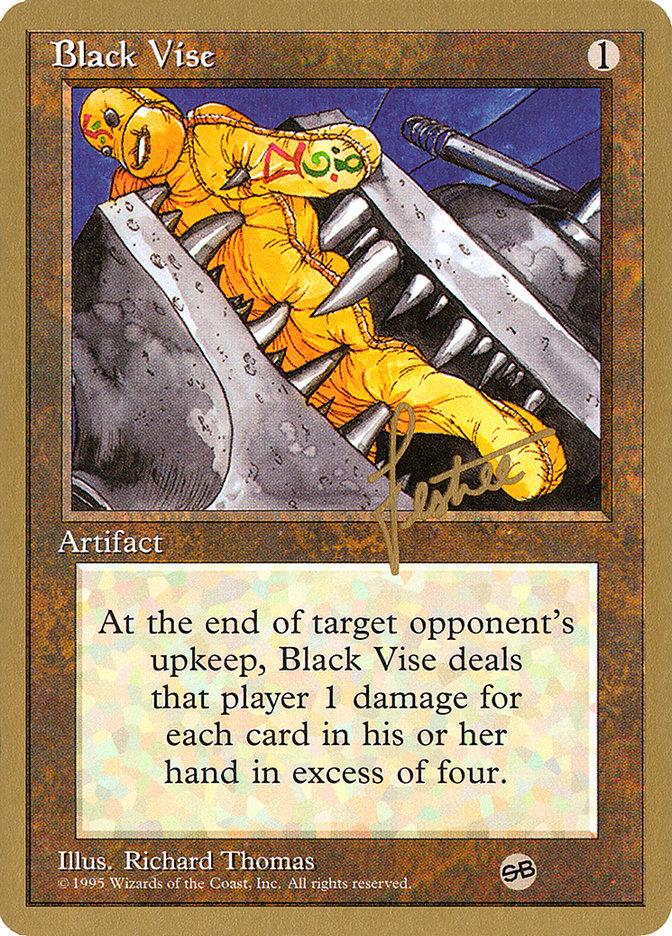 Black Vise (Bertrand Lestree) (SB) [Pro Tour Collector Set] MTG Single Magic: The Gathering    | Red Claw Gaming