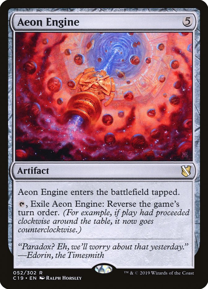 Aeon Engine [Commander 2019] MTG Single Magic: The Gathering    | Red Claw Gaming