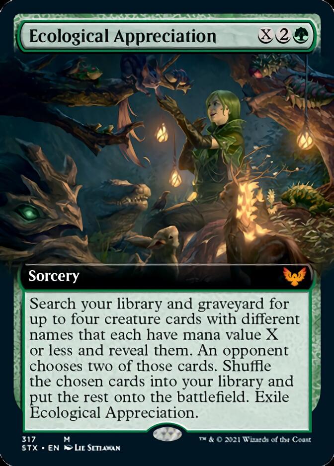 Ecological Appreciation (Extended Art) [Strixhaven: School of Mages] MTG Single Magic: The Gathering    | Red Claw Gaming