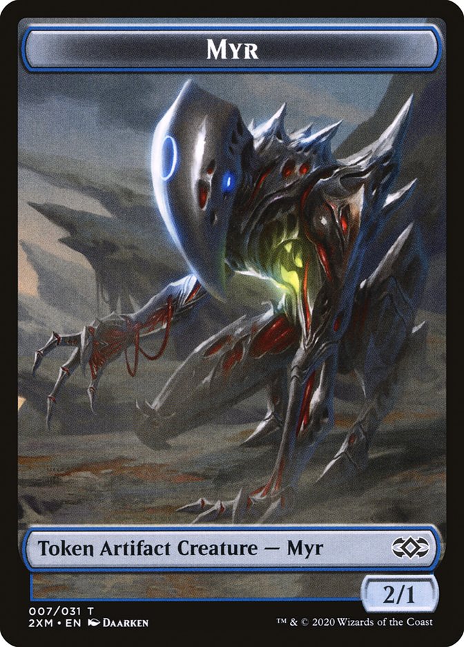 Myr Token (007/031) [Double Masters Tokens] MTG Single Magic: The Gathering    | Red Claw Gaming