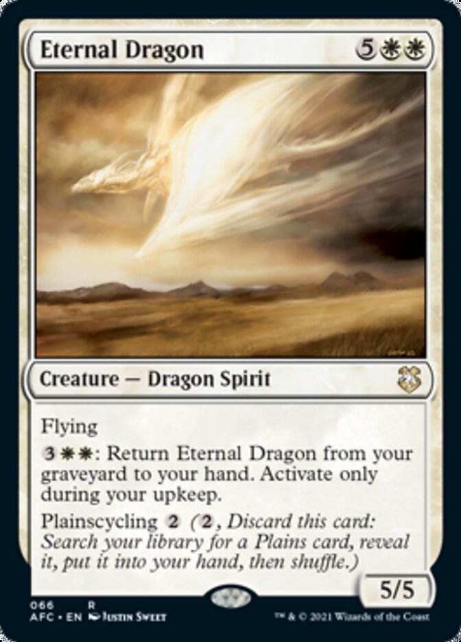 Eternal Dragon [Dungeons & Dragons: Adventures in the Forgotten Realms Commander] MTG Single Magic: The Gathering    | Red Claw Gaming
