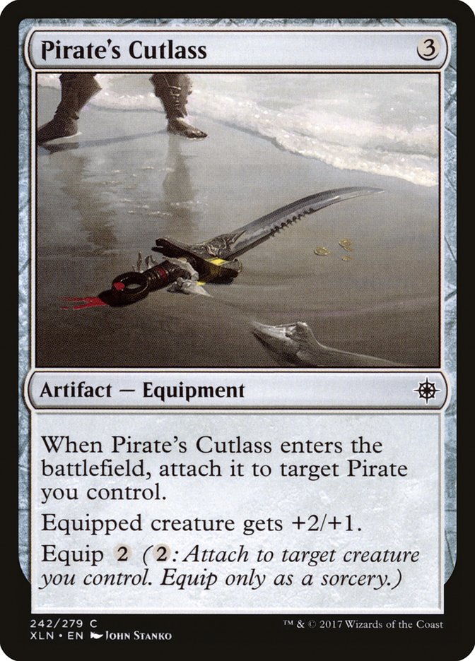Pirate's Cutlass [Ixalan] MTG Single Magic: The Gathering    | Red Claw Gaming