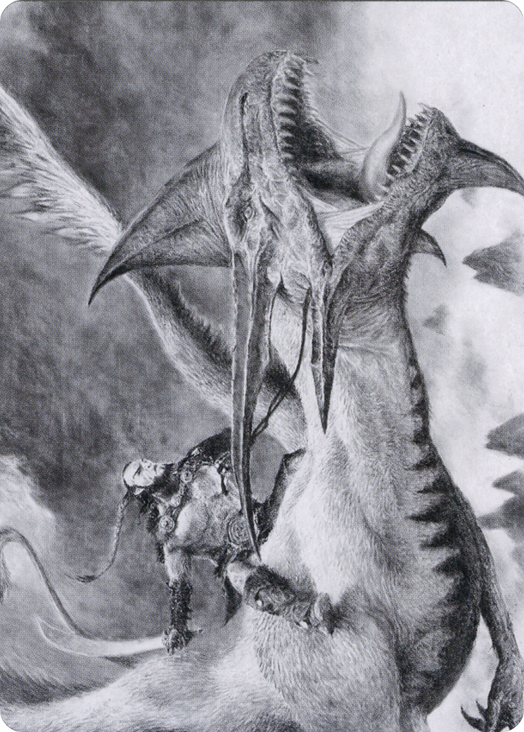 Zurgo and Ojutai Art Card [March of the Machine Art Series] MTG Single Magic: The Gathering    | Red Claw Gaming