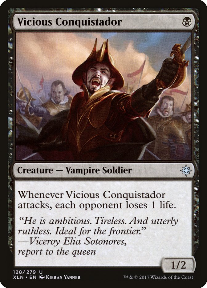Vicious Conquistador [Ixalan] MTG Single Magic: The Gathering    | Red Claw Gaming