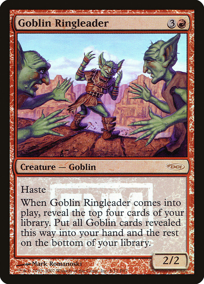 Goblin Ringleader [Friday Night Magic 2007] MTG Single Magic: The Gathering    | Red Claw Gaming