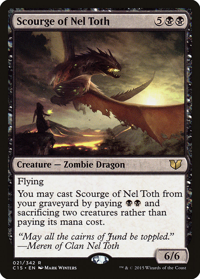 Scourge of Nel Toth [Commander 2015] MTG Single Magic: The Gathering    | Red Claw Gaming