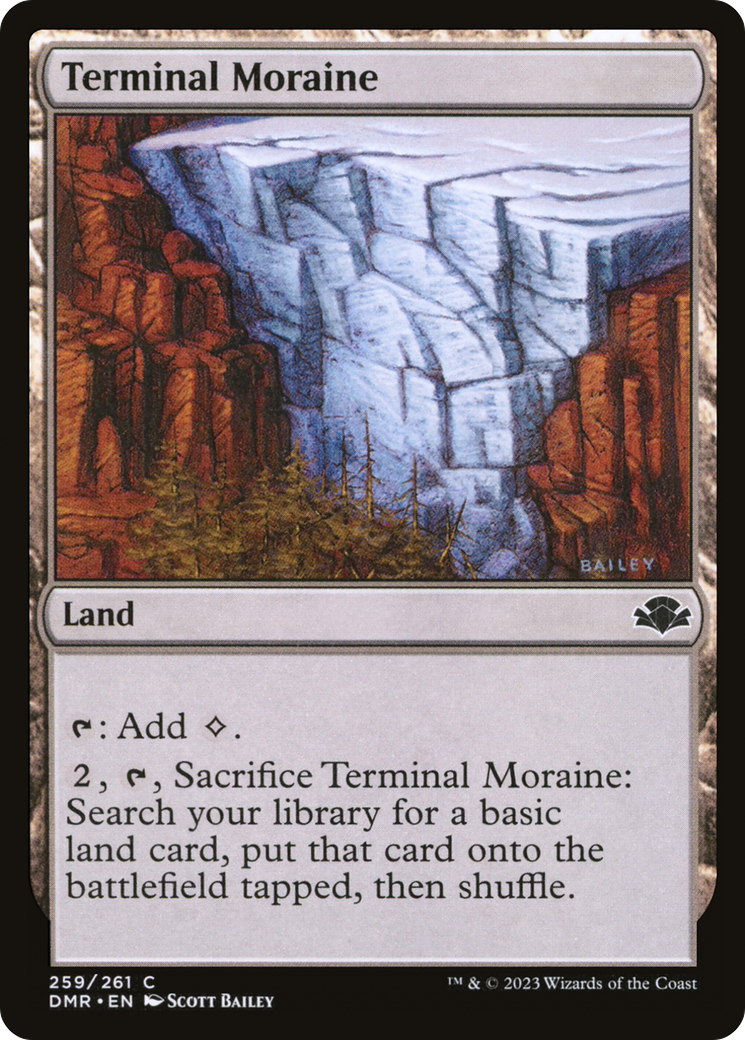 Terminal Moraine [Dominaria Remastered] MTG Single Magic: The Gathering    | Red Claw Gaming