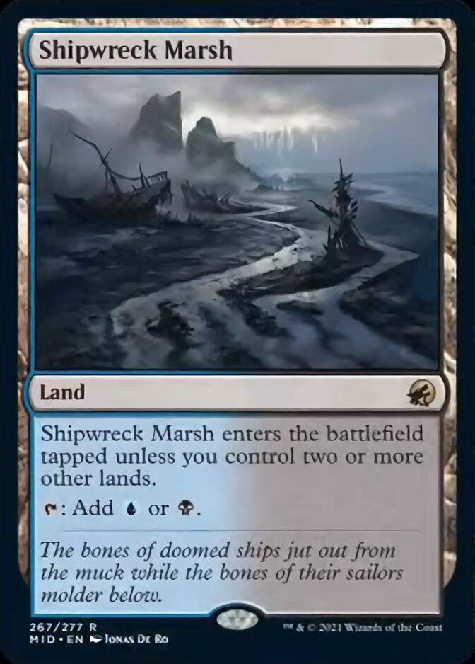 Shipwreck Marsh [Innistrad: Midnight Hunt] MTG Single Magic: The Gathering    | Red Claw Gaming