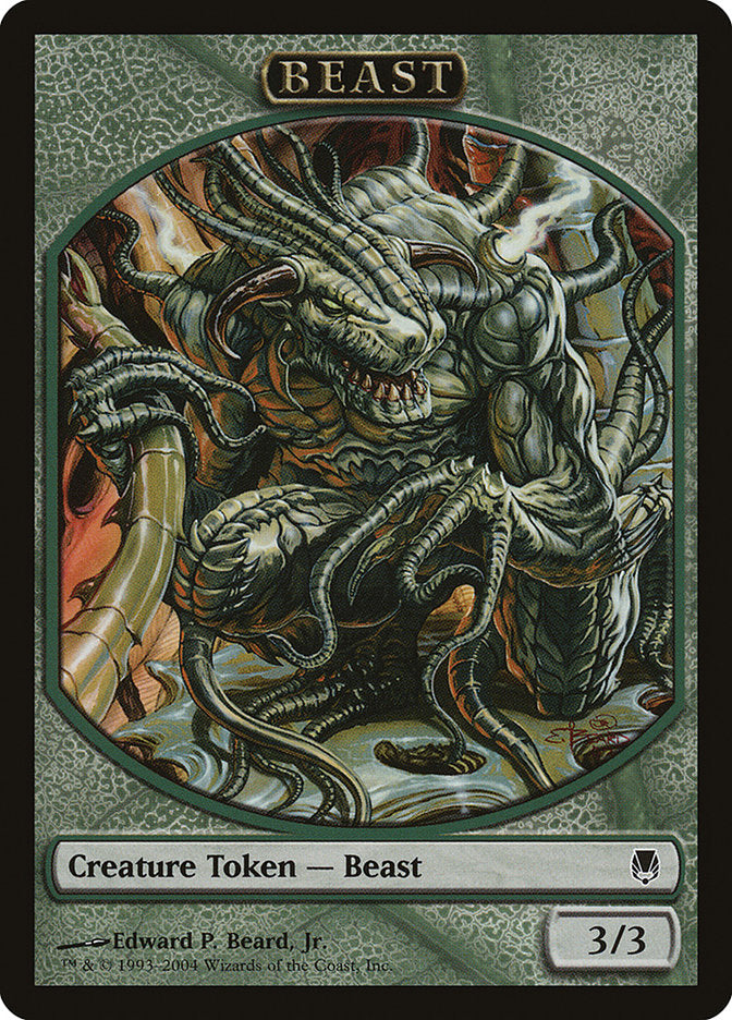 Beast Token [Magic Player Rewards 2004] MTG Single Magic: The Gathering    | Red Claw Gaming