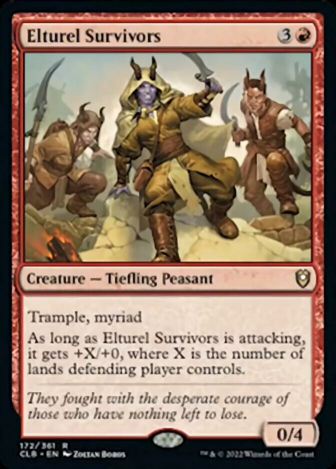 Elturel Survivors [Commander Legends: Battle for Baldur's Gate] MTG Single Magic: The Gathering    | Red Claw Gaming