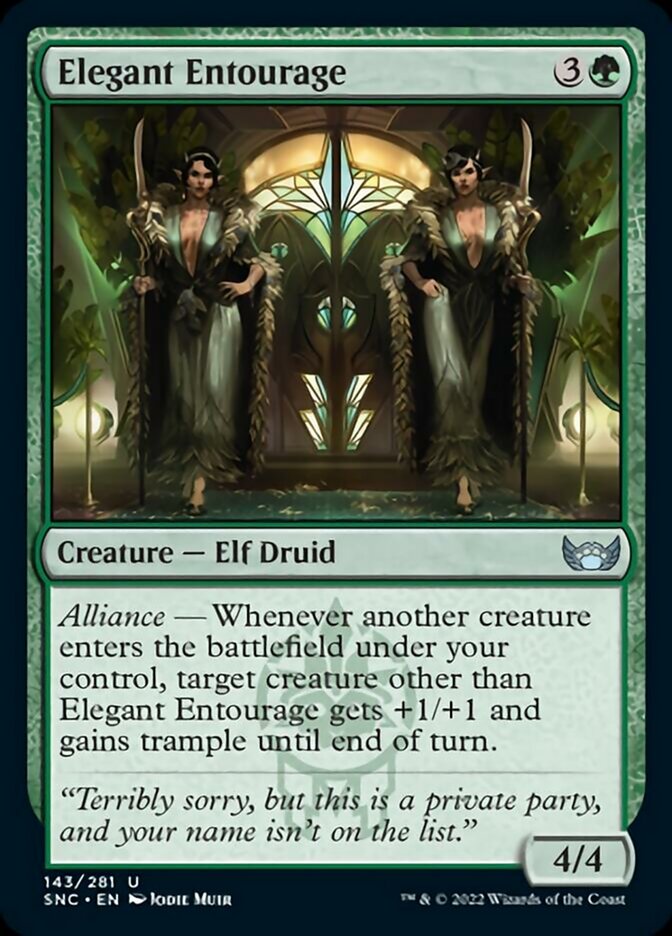 Elegant Entourage [Streets of New Capenna] MTG Single Magic: The Gathering    | Red Claw Gaming