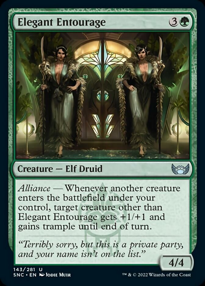 Elegant Entourage [Streets of New Capenna] MTG Single Magic: The Gathering    | Red Claw Gaming