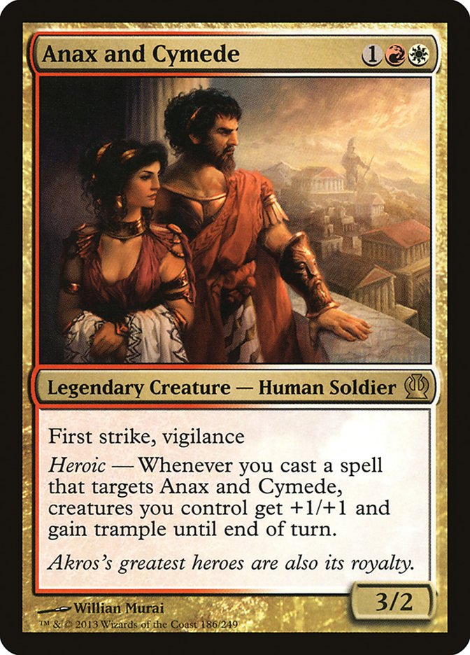 Anax and Cymede [Theros] MTG Single Magic: The Gathering    | Red Claw Gaming