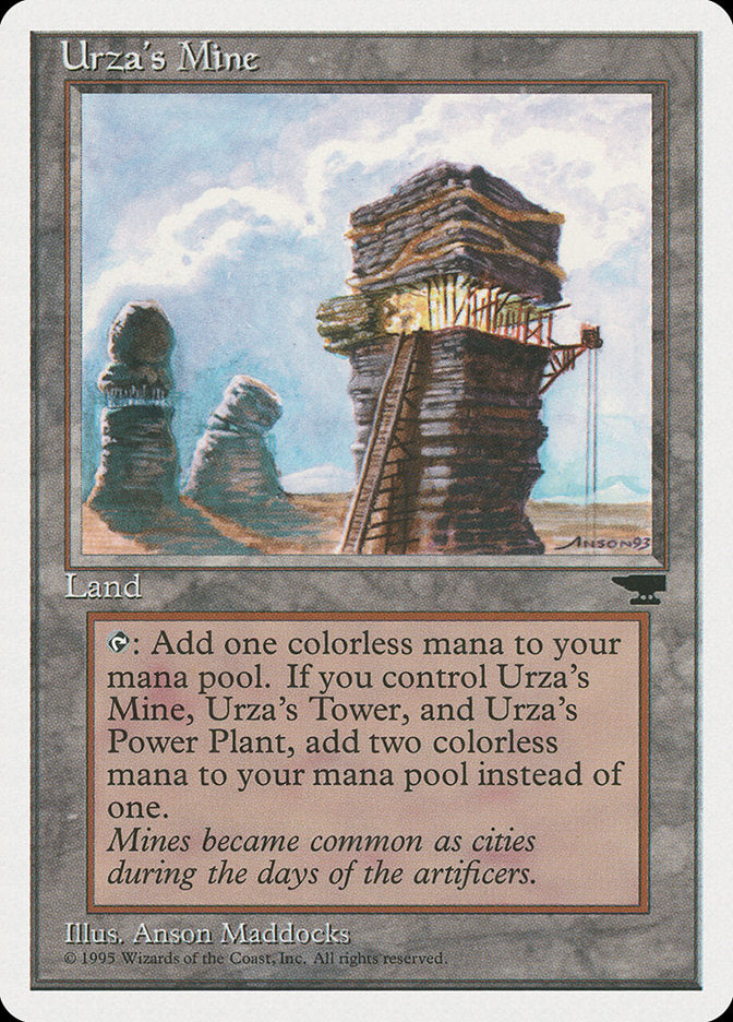 Urza's Mine (Sky Background) [Chronicles] MTG Single Magic: The Gathering    | Red Claw Gaming