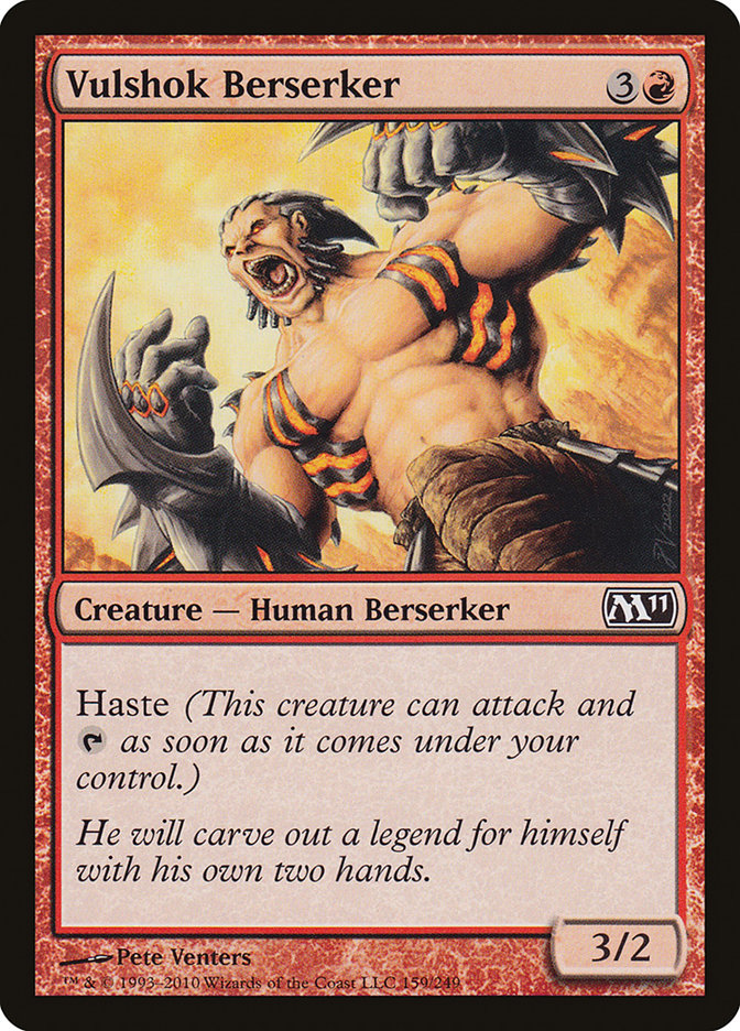 Vulshok Berserker [Magic 2011] MTG Single Magic: The Gathering    | Red Claw Gaming