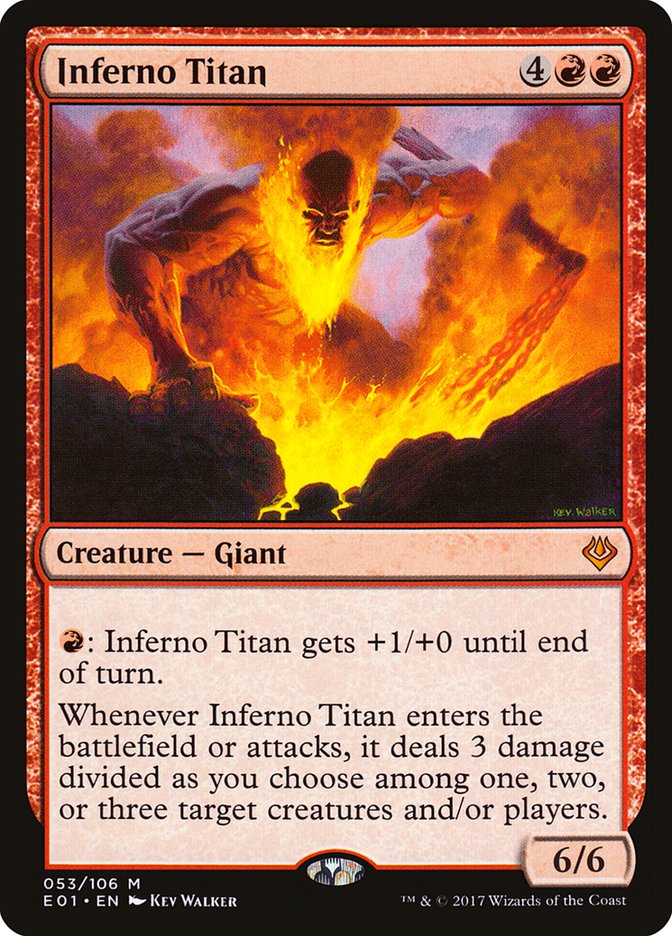 Inferno Titan [Archenemy: Nicol Bolas] MTG Single Magic: The Gathering    | Red Claw Gaming