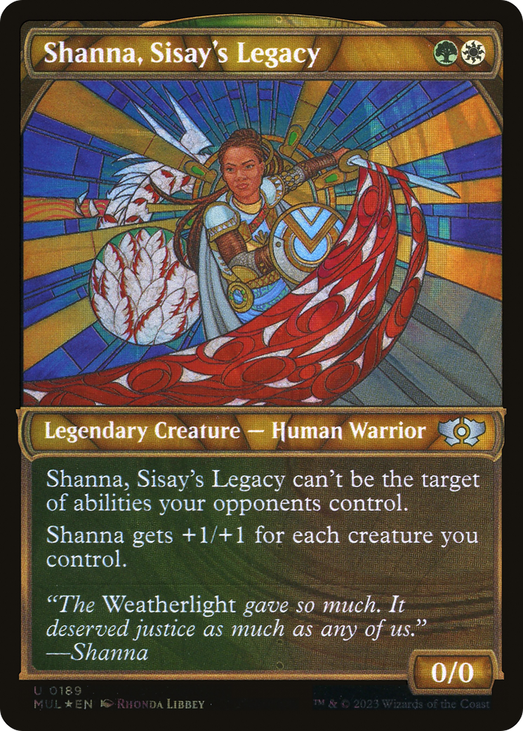 Shanna, Sisay's Legacy (Halo Foil) [Multiverse Legends] MTG Single Magic: The Gathering    | Red Claw Gaming