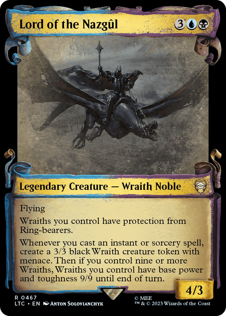 Lord of the Nazgul [The Lord of the Rings: Tales of Middle-Earth Commander Showcase Scrolls] MTG Single Magic: The Gathering    | Red Claw Gaming