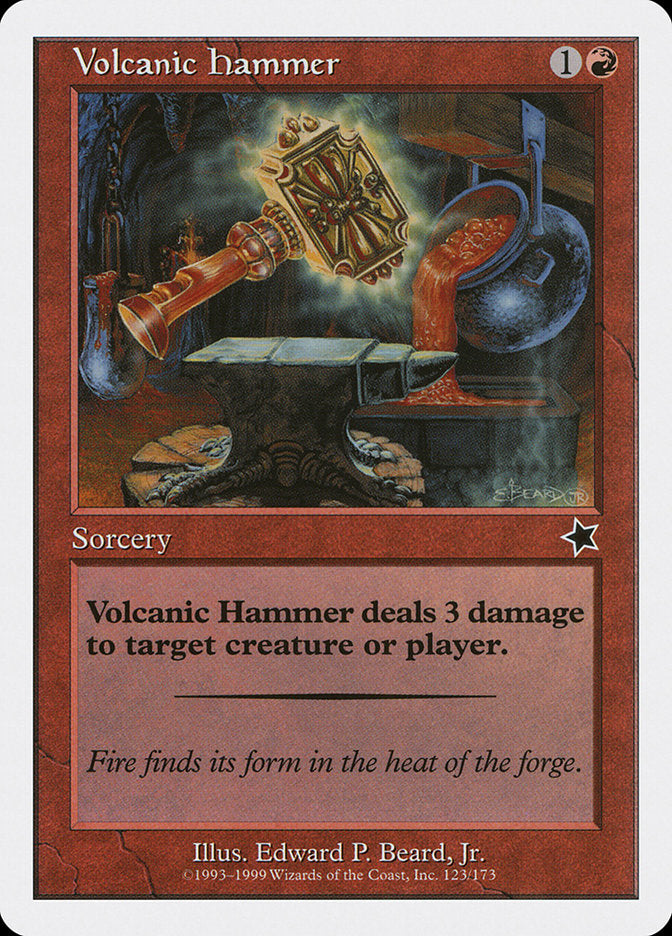 Volcanic Hammer [Starter 1999] MTG Single Magic: The Gathering    | Red Claw Gaming