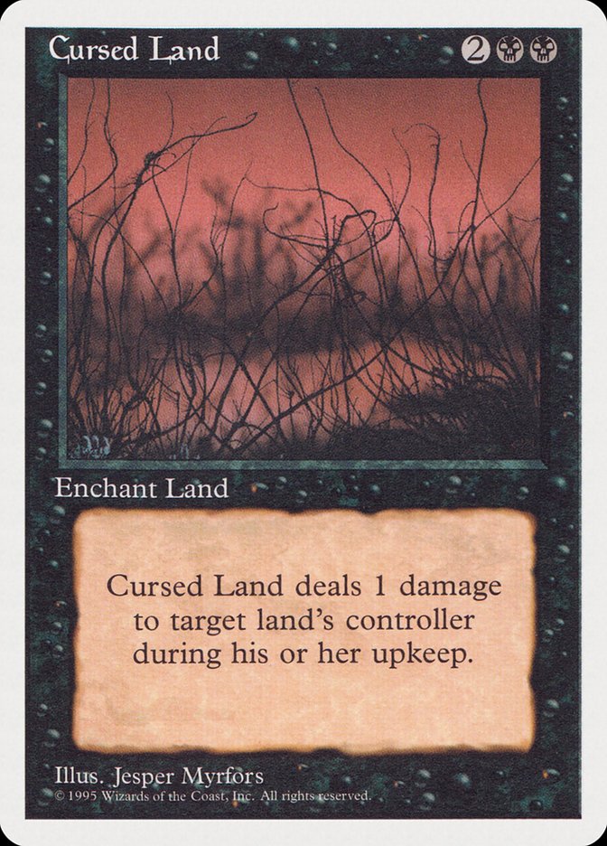 Cursed Land [Rivals Quick Start Set] MTG Single Magic: The Gathering    | Red Claw Gaming