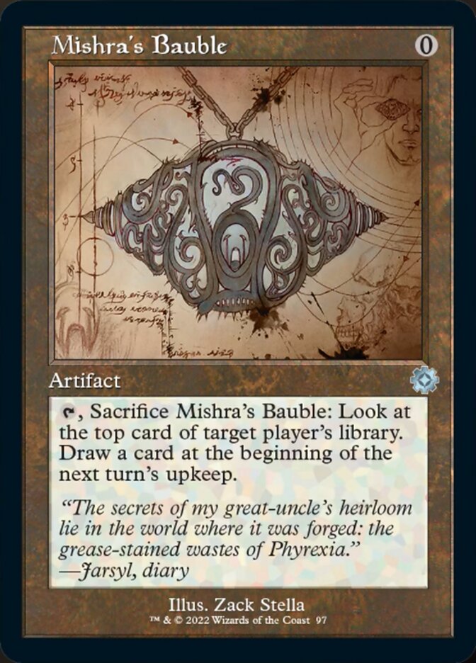 Mishra's Bauble (Retro Schematic) [The Brothers' War Retro Artifacts] MTG Single Magic: The Gathering    | Red Claw Gaming