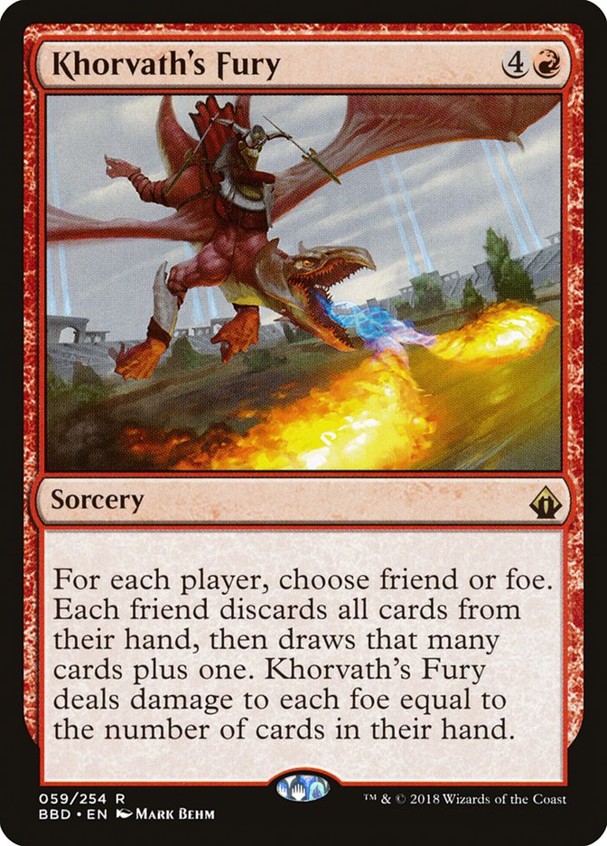 Khorvath's Fury [Battlebond] MTG Single Magic: The Gathering    | Red Claw Gaming
