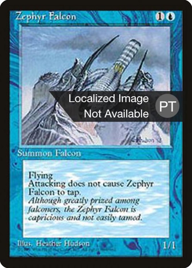 Zephyr Falcon [Fourth Edition (Foreign Black Border)] MTG Single Magic: The Gathering    | Red Claw Gaming