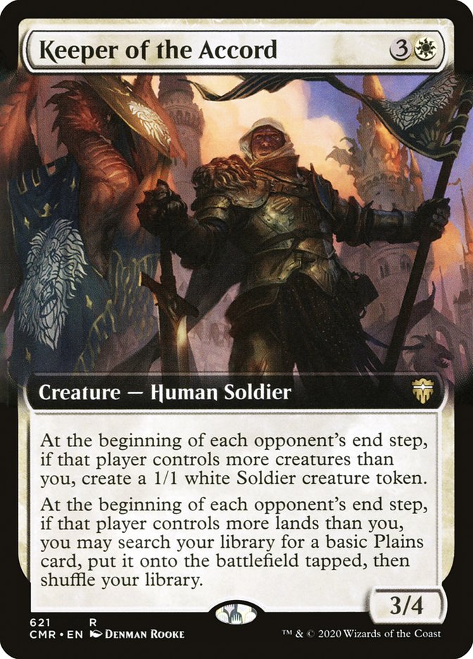 Keeper of the Accord (Extended Art) [Commander Legends] MTG Single Magic: The Gathering    | Red Claw Gaming