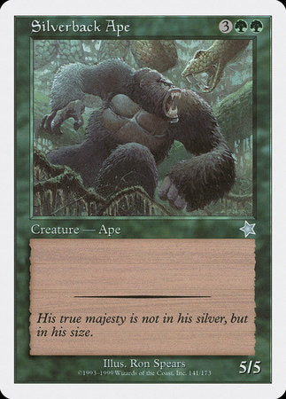 Silverback Ape [Starter 1999] MTG Single Magic: The Gathering    | Red Claw Gaming