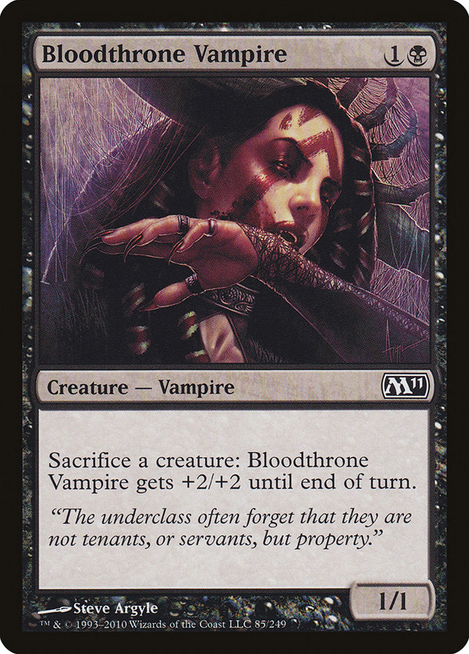 Bloodthrone Vampire [Magic 2011] MTG Single Magic: The Gathering    | Red Claw Gaming
