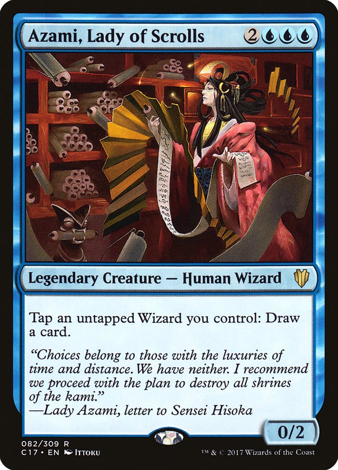 Azami, Lady of Scrolls [Commander 2017] MTG Single Magic: The Gathering    | Red Claw Gaming