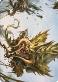 Canopy Baloth Art Card [Zendikar Rising Art Series] MTG Single Magic: The Gathering    | Red Claw Gaming