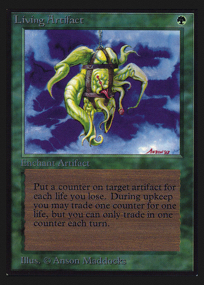 Living Artifact [International Collectors' Edition] MTG Single Magic: The Gathering    | Red Claw Gaming