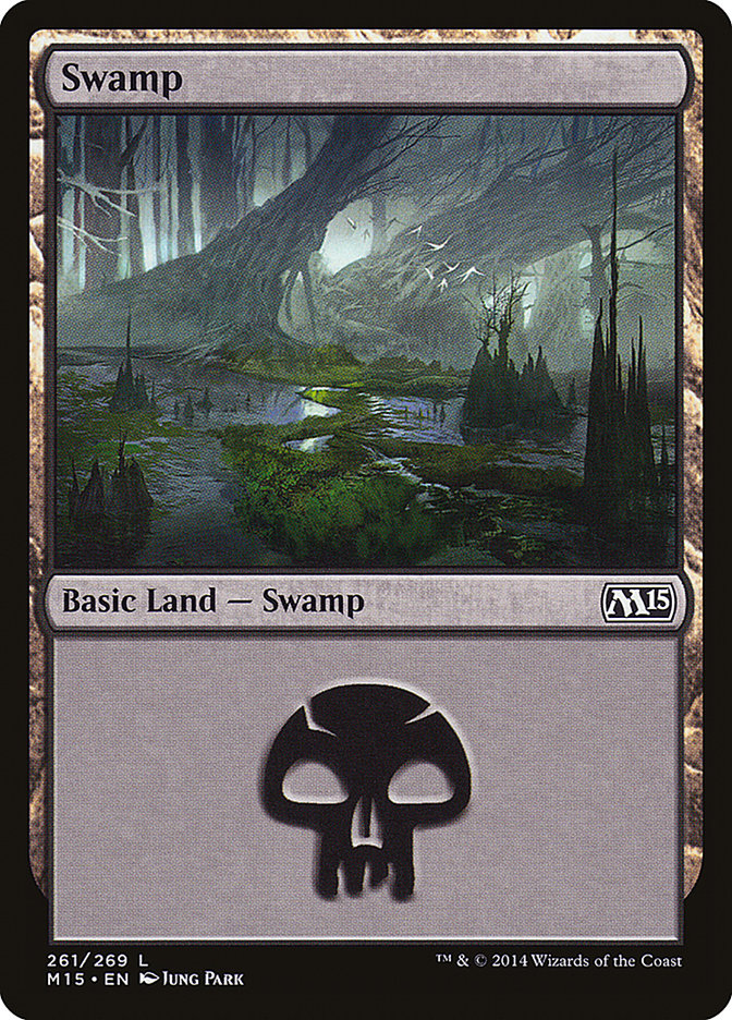 Swamp (261) [Magic 2015] MTG Single Magic: The Gathering    | Red Claw Gaming