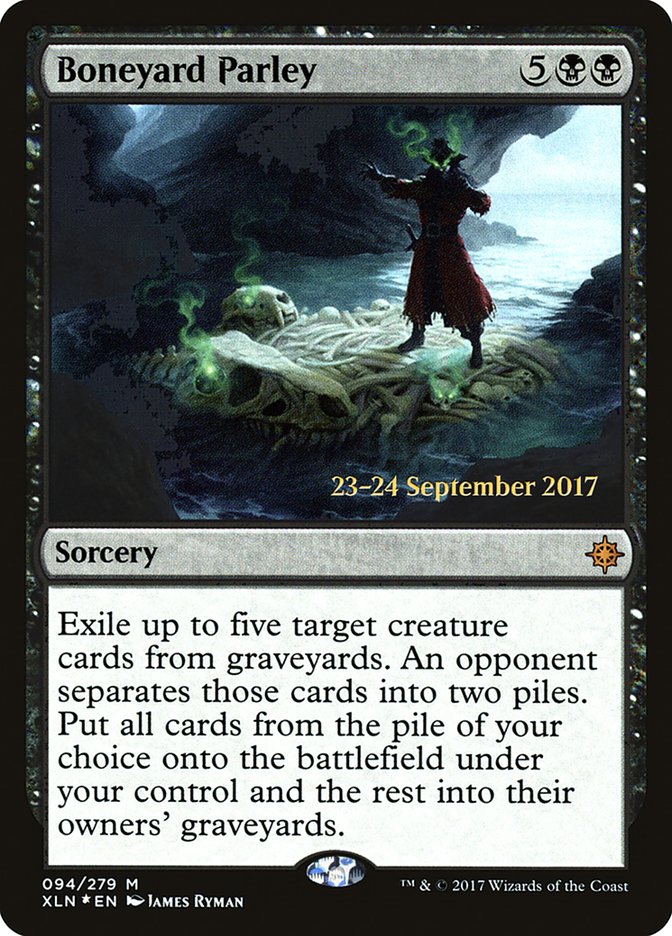 Boneyard Parley [Ixalan Prerelease Promos] MTG Single Magic: The Gathering    | Red Claw Gaming