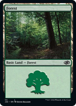 Forest (111) [Jumpstart 2022] MTG Single Magic: The Gathering    | Red Claw Gaming