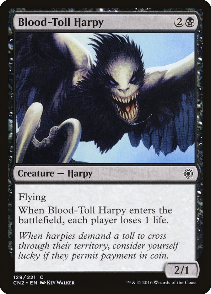 Blood-Toll Harpy [Conspiracy: Take the Crown] MTG Single Magic: The Gathering    | Red Claw Gaming