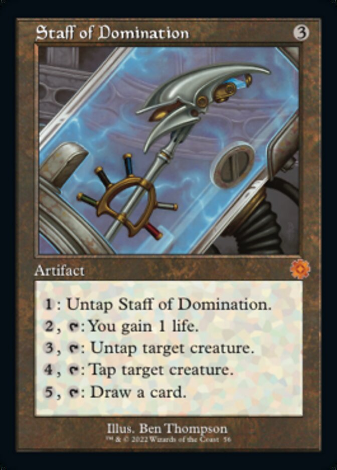 Staff of Domination (Retro) [The Brothers' War Retro Artifacts] MTG Single Magic: The Gathering    | Red Claw Gaming