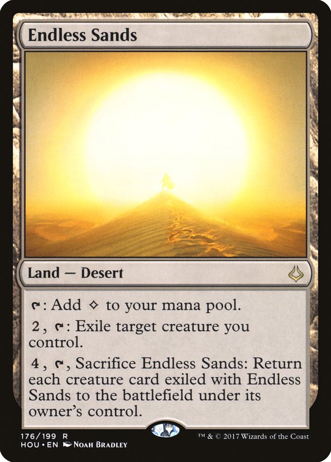 Endless Sands [Hour of Devastation] MTG Single Magic: The Gathering    | Red Claw Gaming