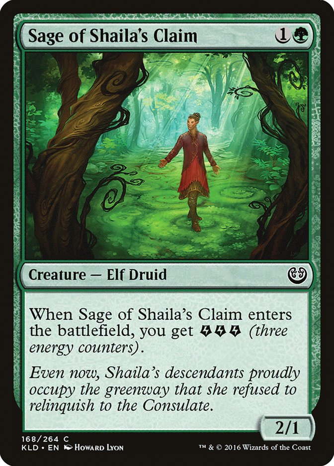 Sage of Shaila's Claim [Kaladesh] MTG Single Magic: The Gathering    | Red Claw Gaming