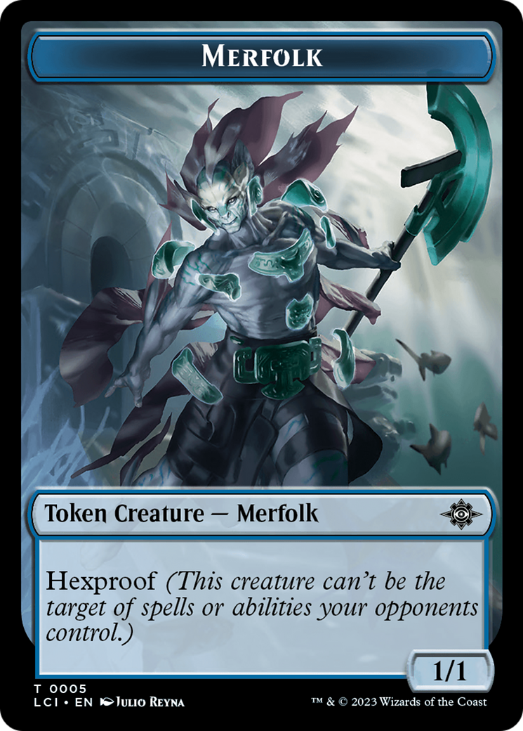 Merfolk Token [The Lost Caverns of Ixalan Tokens] MTG Single Magic: The Gathering    | Red Claw Gaming