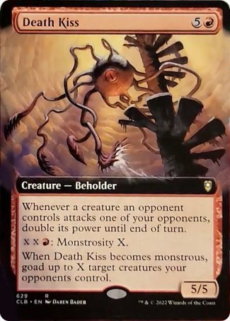 Death Kiss (Extended Art) [Commander Legends: Battle for Baldur's Gate] MTG Single Magic: The Gathering    | Red Claw Gaming