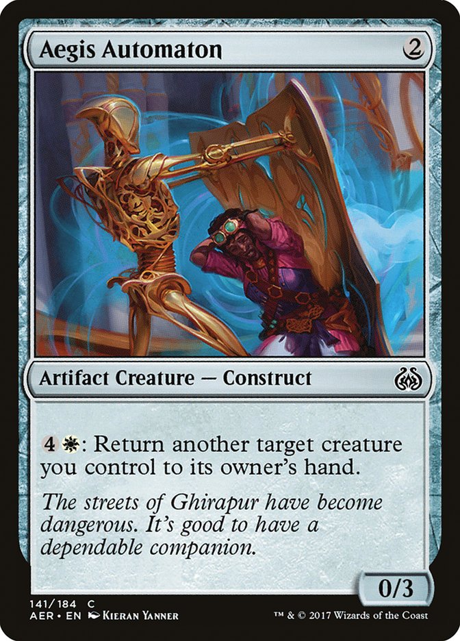 Aegis Automaton [Aether Revolt] MTG Single Magic: The Gathering    | Red Claw Gaming