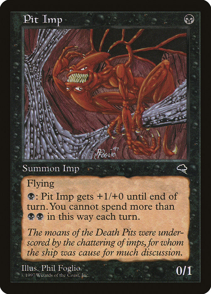 Pit Imp [Tempest] MTG Single Magic: The Gathering    | Red Claw Gaming