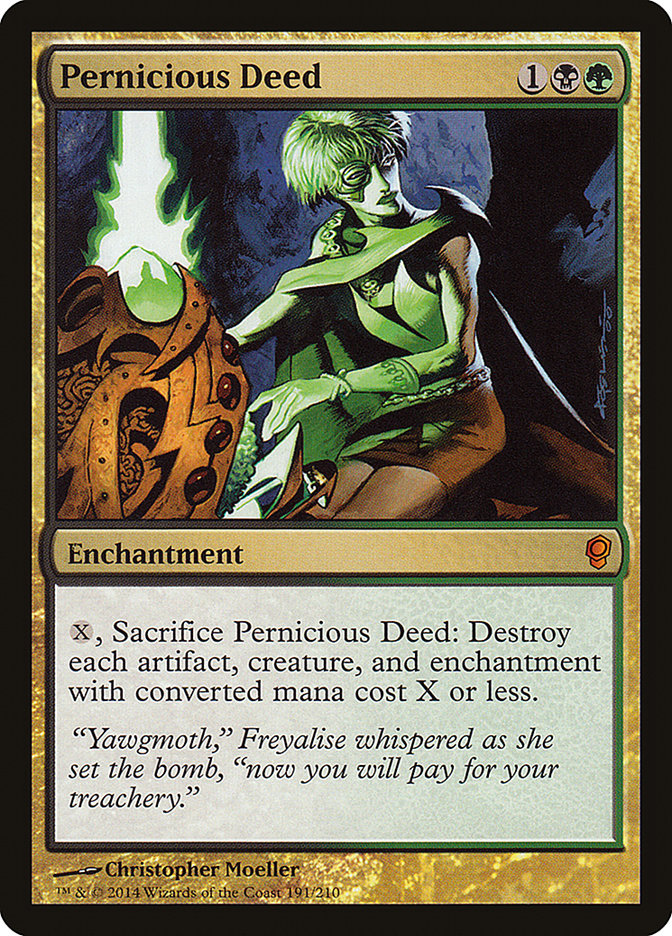 Pernicious Deed [Conspiracy] MTG Single Magic: The Gathering    | Red Claw Gaming