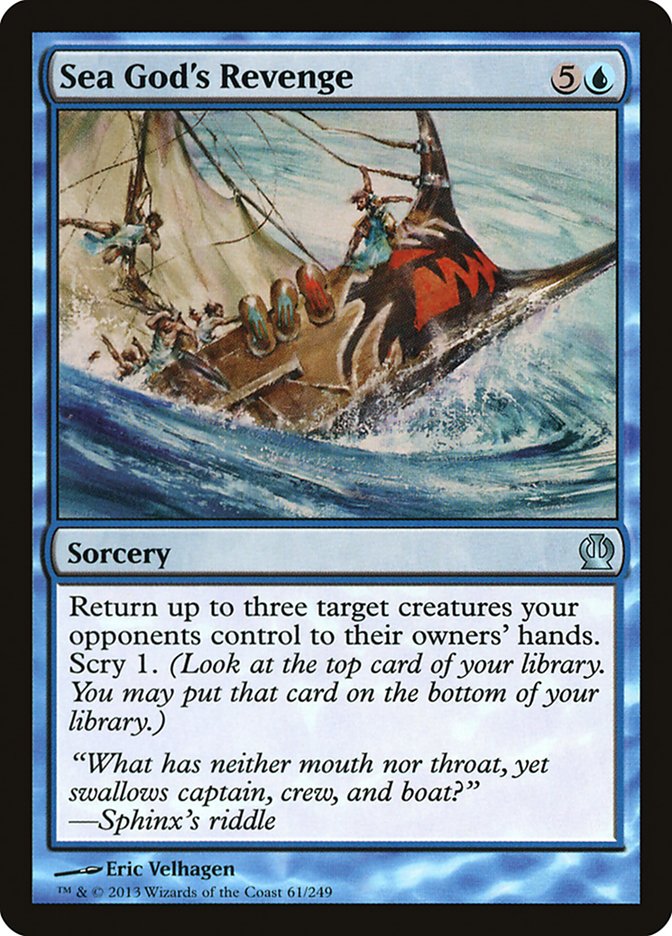 Sea God's Revenge [Theros] MTG Single Magic: The Gathering    | Red Claw Gaming