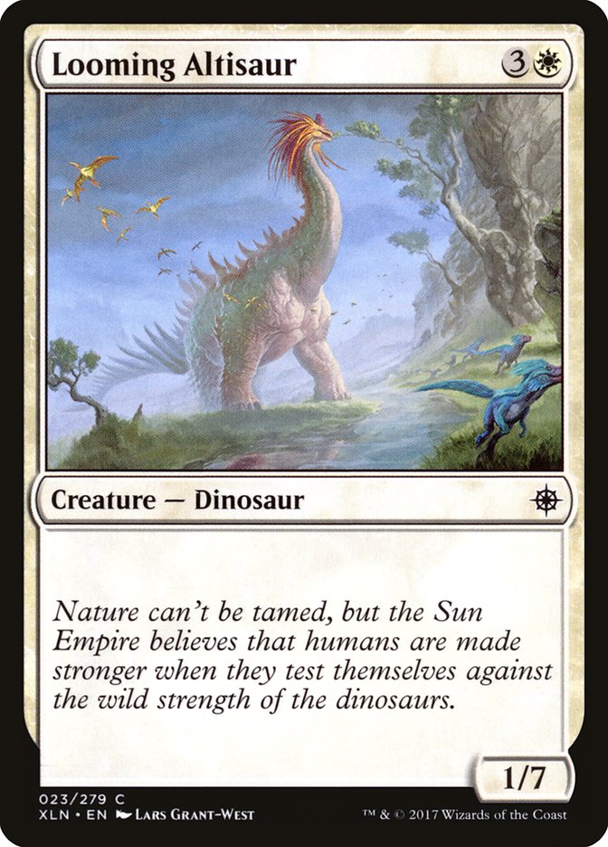 Looming Altisaur [Ixalan] MTG Single Magic: The Gathering    | Red Claw Gaming